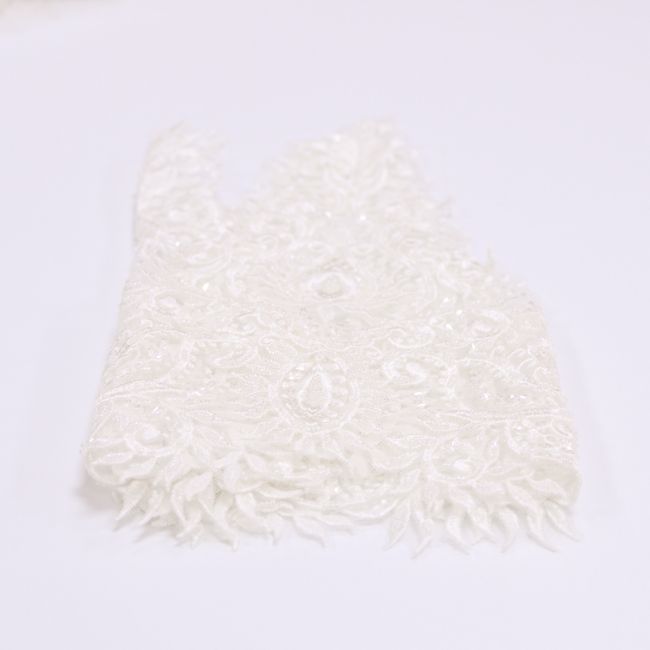 Beaded Embroidered Lace Trimming 3ST1020