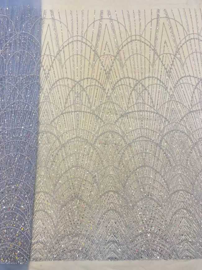 Multi-Coloured 3D Lace Fabric Flowers Leaves Embroidered Lace Fabric TLF137