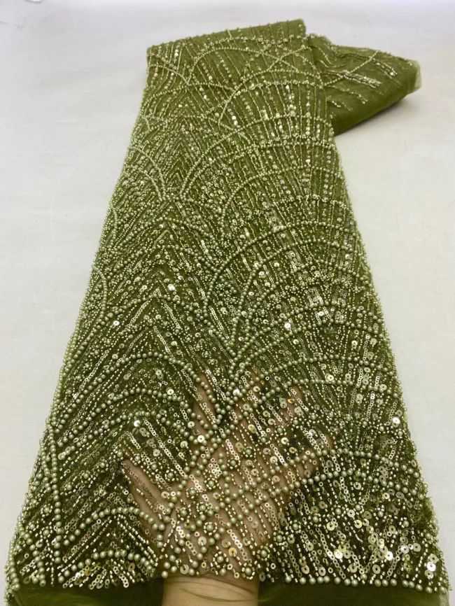 Multi-Coloured 3D Lace Fabric Flowers Leaves Embroidered Lace Fabric TLF137