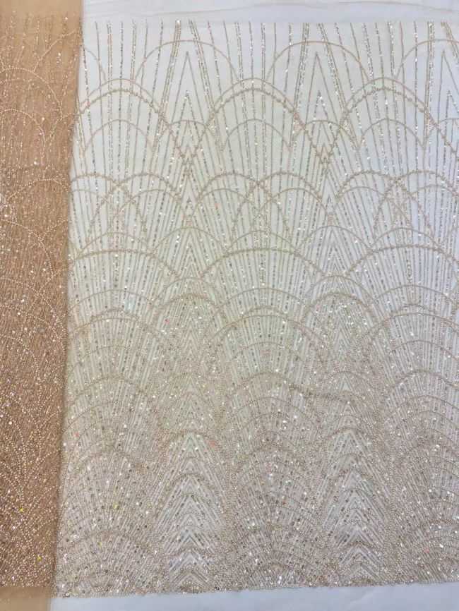 Multi-Coloured 3D Lace Fabric Flowers Leaves Embroidered Lace Fabric TLF137