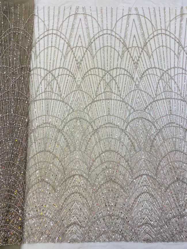 Multi-Coloured 3D Lace Fabric Flowers Leaves Embroidered Lace Fabric TLF137