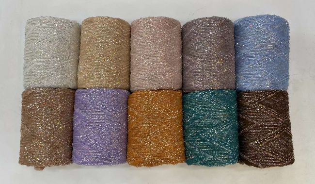 5 Yards Colored Tulle Sequined Beaded Faux Pearls Embroidered Lace Fabric JJ003