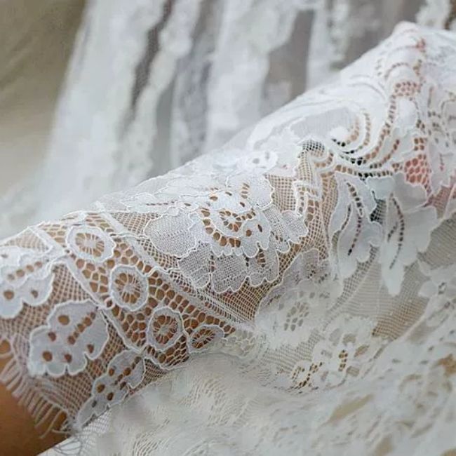 3 Meters Chantilly Lace Fabric TLF004