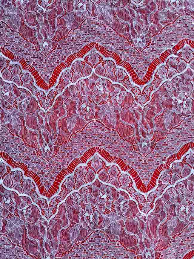 3 Meters Eyelash Chantilly Lace Fabric ZD004