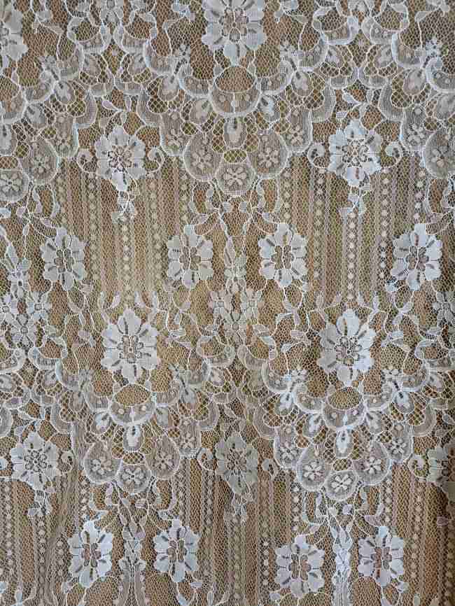 3 Meters Eyelash Chantilly Lace Fabric ZD003