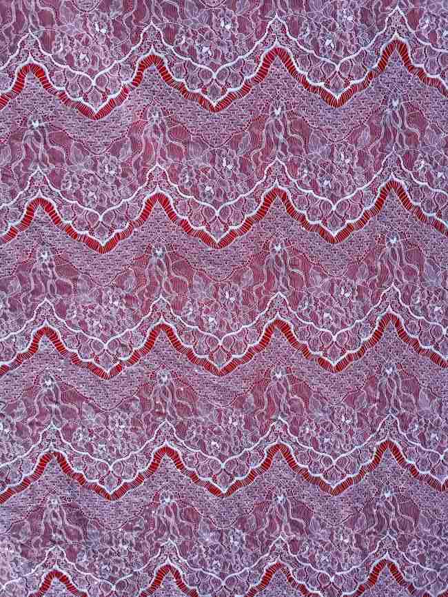 3 Meters Eyelash Chantilly Lace Fabric ZD004