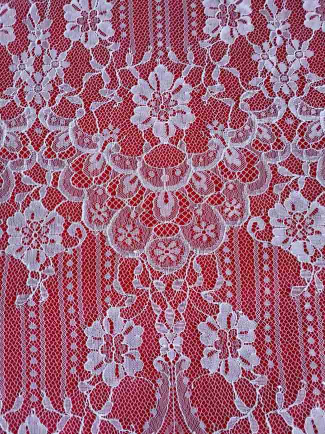 3 Meters Eyelash Chantilly Lace Fabric ZD003