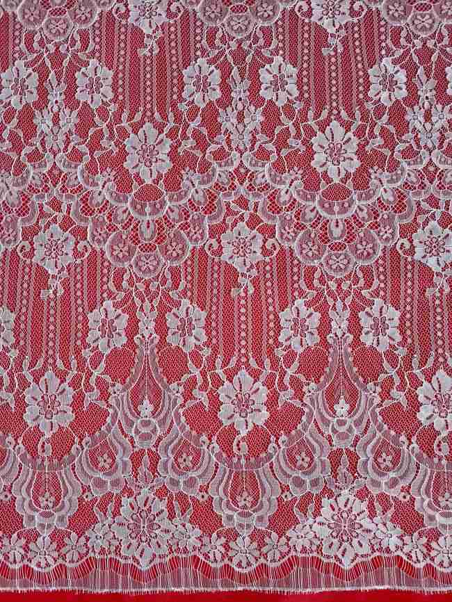 3 Meters Eyelash Chantilly Lace Fabric ZD003