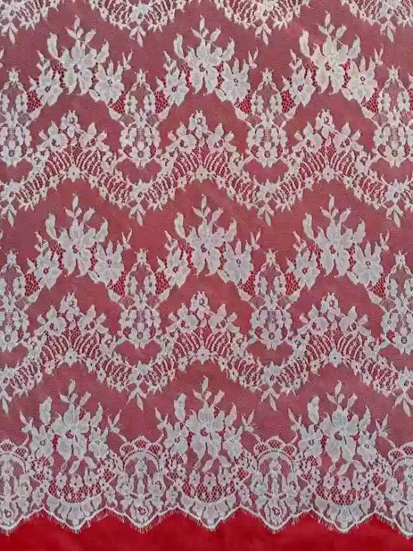 3 Meters Eyelash Chantilly Lace Fabric ZD006