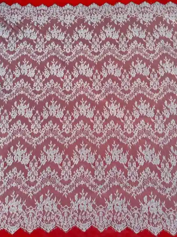 3 Meters Eyelash Chantilly Lace Fabric ZD006