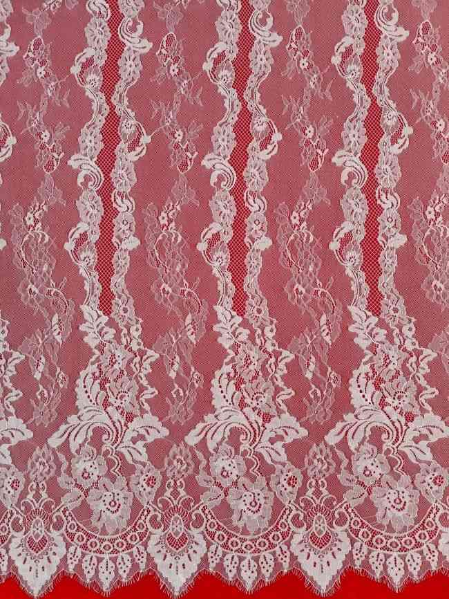 3 Meters Eyelash Chantilly Lace Fabric ZD011