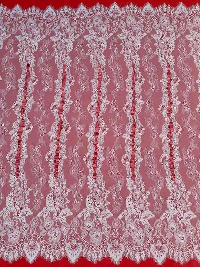 3 Meters Eyelash Chantilly Lace Fabric ZD011