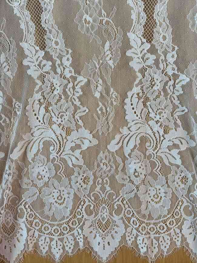 3 Meters Eyelash Chantilly Lace Fabric ZD011