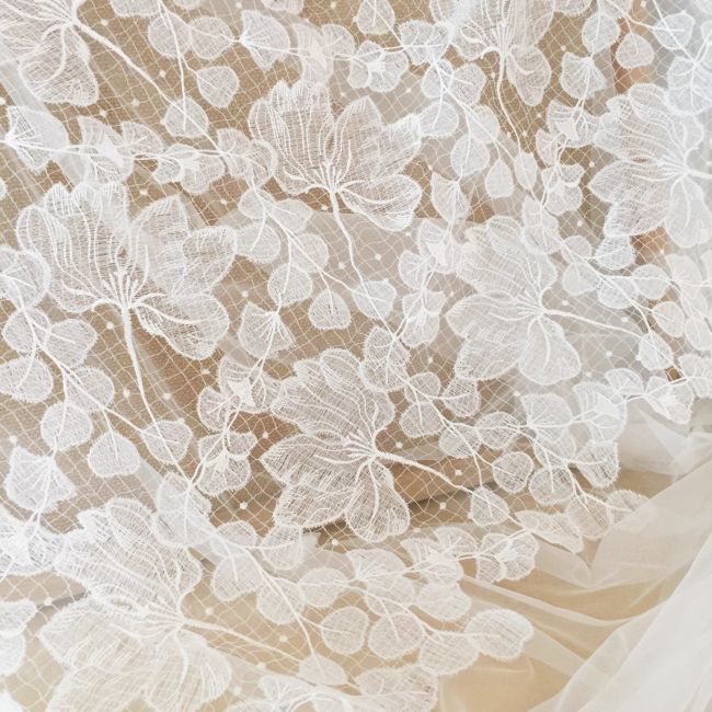 1 Yard Guipure Bridal Lace Fabric
