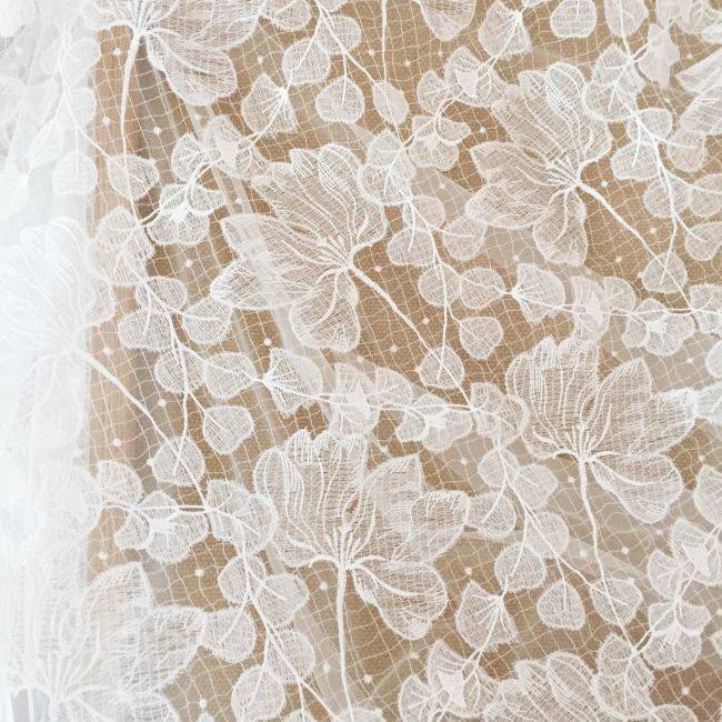 1 Yard Guipure Bridal Lace Fabric
