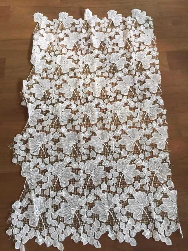 1 Yard Guipure Bridal Lace Fabric