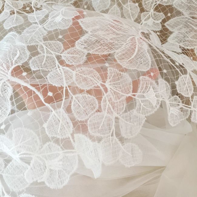 1 Yard Guipure Bridal Lace Fabric