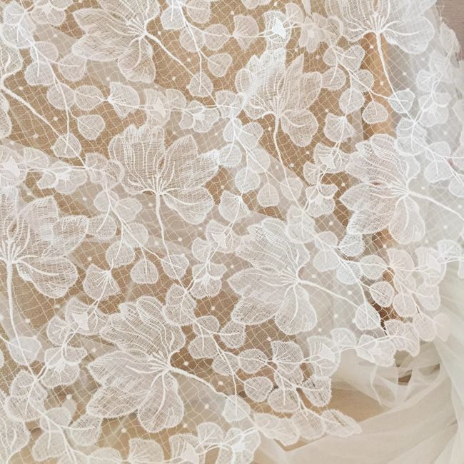 1 Yard Guipure Bridal Lace Fabric