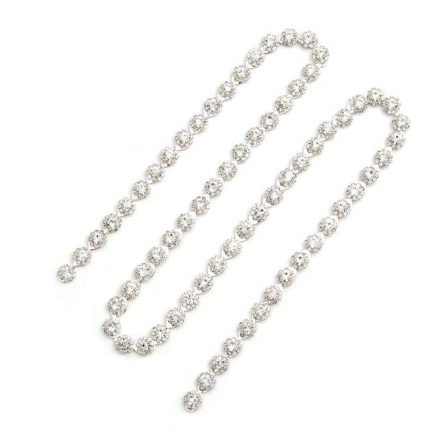 Rhinestone Dress Belt WX015