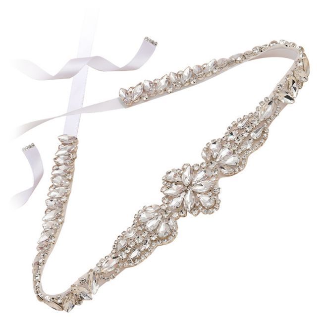 Rhinestone Dress Belt WX004