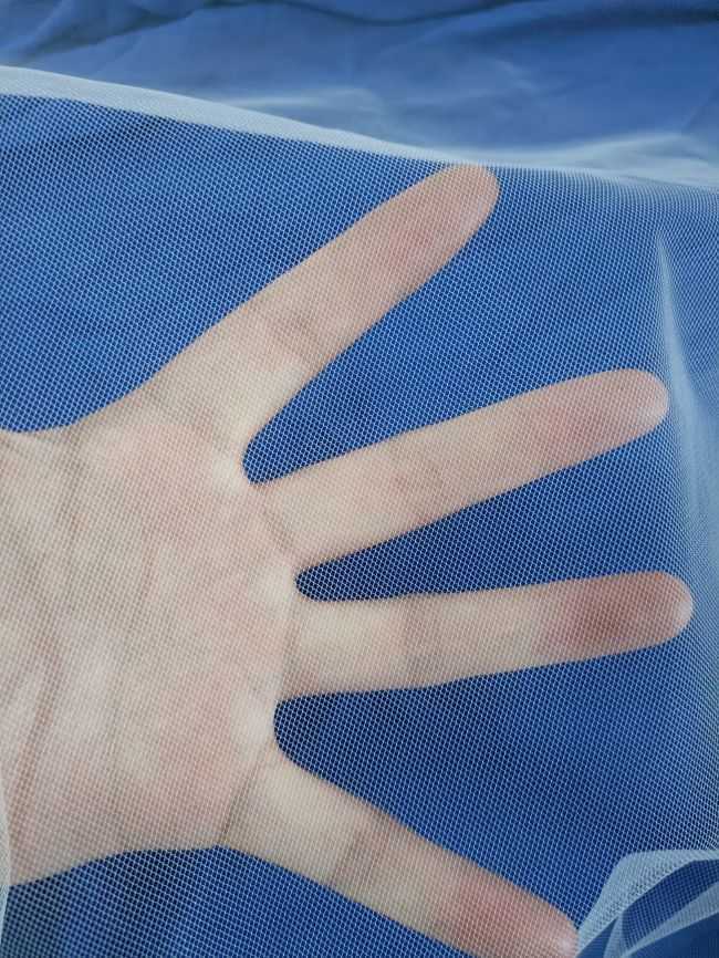 300 CM Wide Slight Stretch Stiff Nylon Tulle Fabric