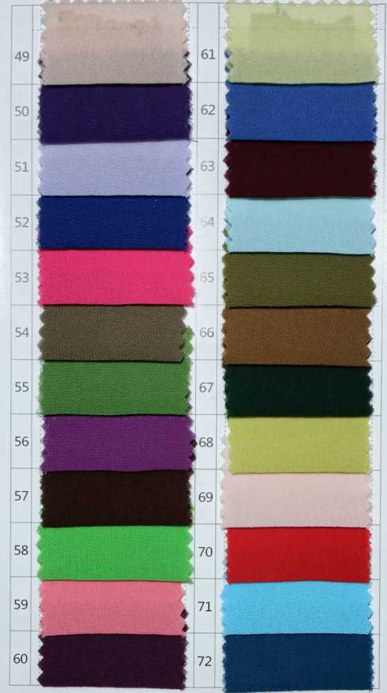 1 Yard Crepe Chiffon Fabric