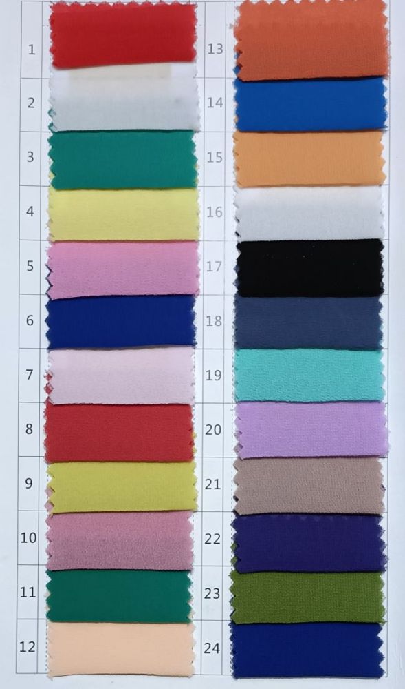 1 Yard Crepe Chiffon Fabric