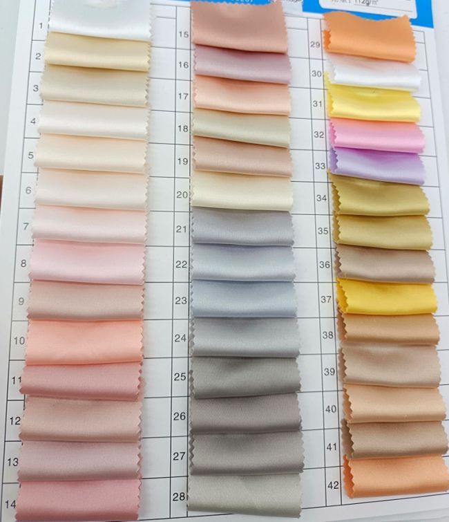1 Yard Silky Soft Stretchy Satin Fabric