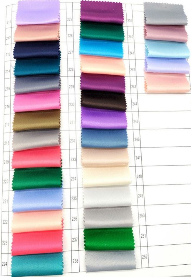 1 Yard Matt Satin Fabric