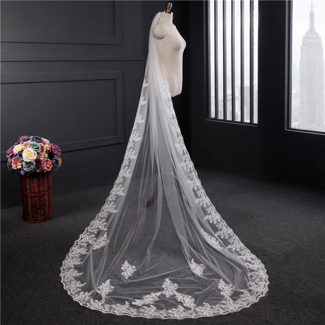 Lace Wedding Veil WV016