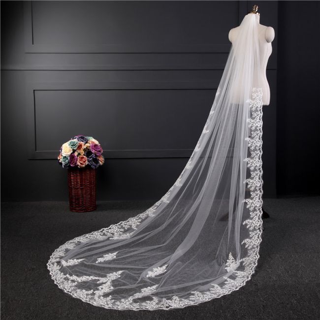 Lace Wedding Veil WV016