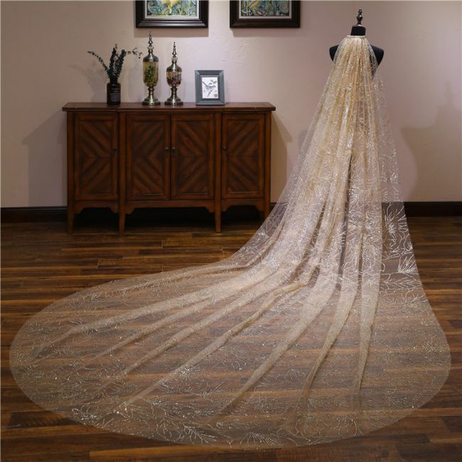 Lace Bridal Veil WV100