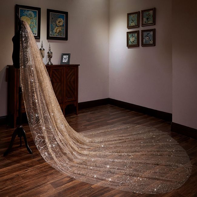 Lace Bridal Veil WV101