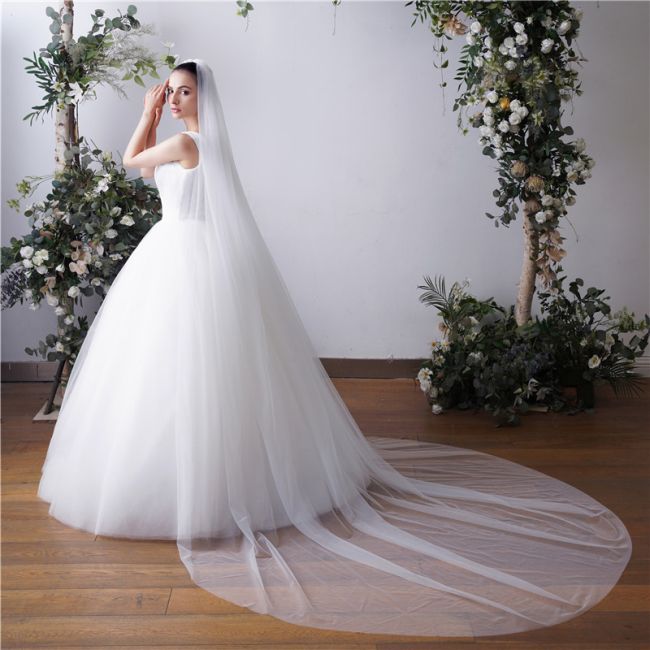 Lace Bridal Veil WV063