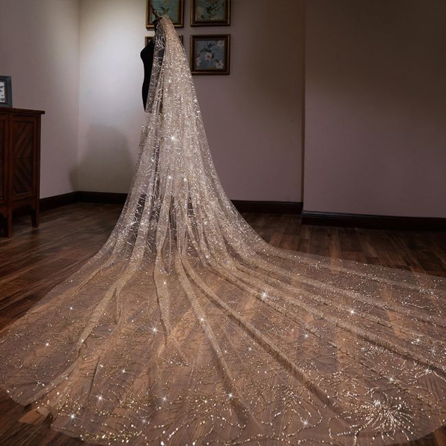 Lace Bridal Veil WV101