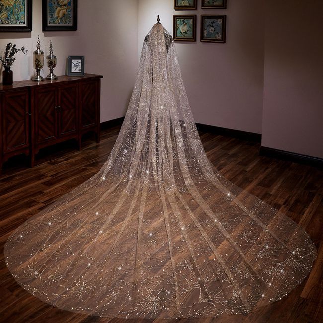 Lace Bridal Veil WV101