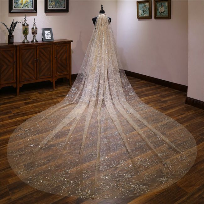 Lace Bridal Veil WV100
