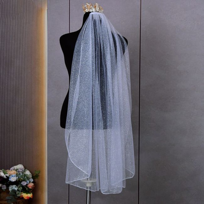 Beading Bridal Veil WV135