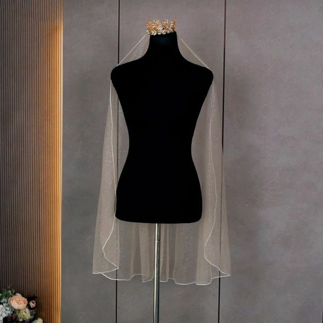 Beading Bridal Veil WV135