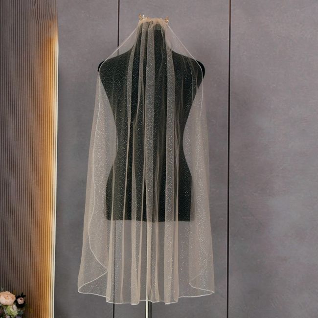 Beading Bridal Veil WV135