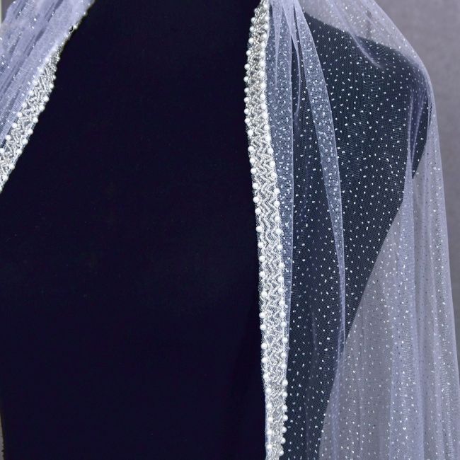 Beading Bridal Veil WV136