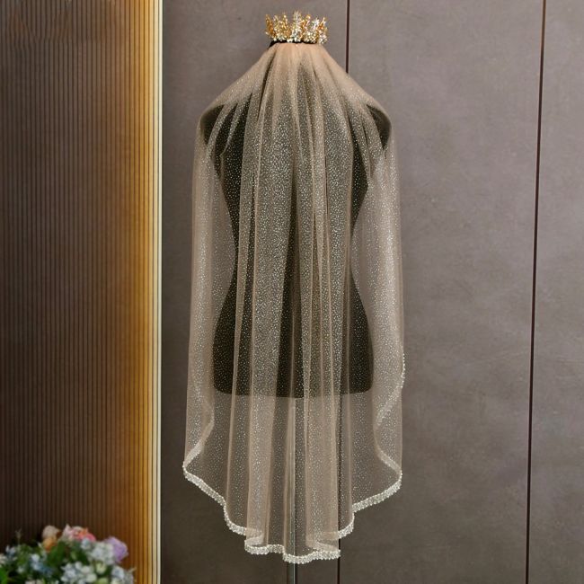 Beading Bridal Veil WV136