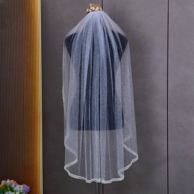 Beading Bridal Veil WV136