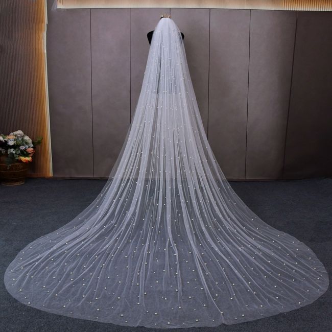 Beading Bridal Veil WV131