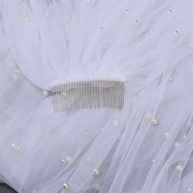 Beading Bridal Veil WV131