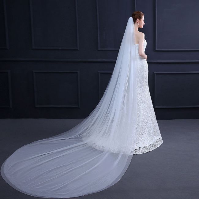 Lace Bridal Veil WV178