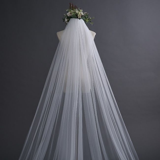 Lace Bridal Veil WV160
