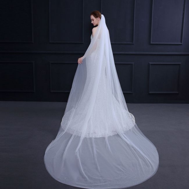Lace Bridal Veil WV178