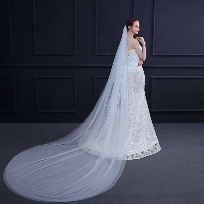 Lace Bridal Veil WV178