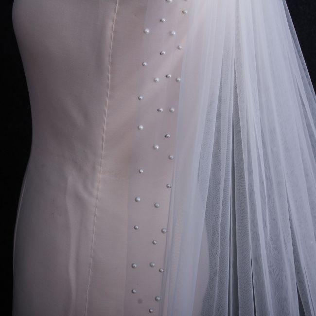 Pearl Wedding Veil WV201